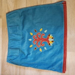 Corduroy tree skirt